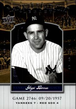 2008 Upper Deck Yankee Stadium Legacy #2746 Yogi Berra Front