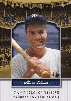 2008 Upper Deck Yankee Stadium Legacy #2780 Hank Bauer Front