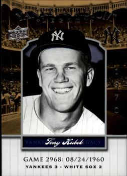 2008 Upper Deck Yankee Stadium Legacy #2968 Tony Kubek Front