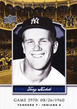 2008 Upper Deck Yankee Stadium Legacy #2970 Tony Kubek Front