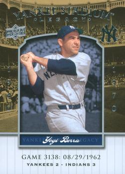 2008 Upper Deck Yankee Stadium Legacy #3138 Yogi Berra Front