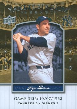2008 Upper Deck Yankee Stadium Legacy #3156 Yogi Berra Front