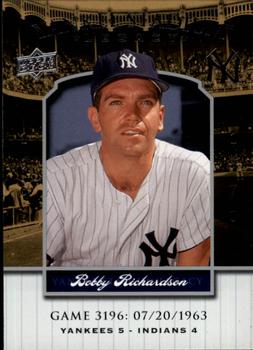 2008 Upper Deck Yankee Stadium Legacy #3196 Bobby Richardson Front