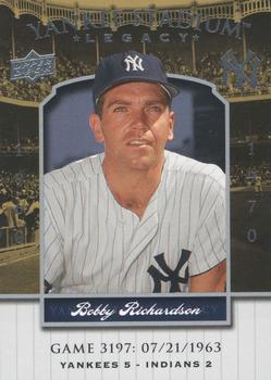 2008 Upper Deck Yankee Stadium Legacy #3197 Bobby Richardson Front