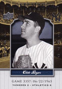 2008 Upper Deck Yankee Stadium Legacy #3357 Clete Boyer Front