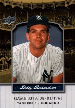 2008 Upper Deck Yankee Stadium Legacy #3379 Bobby Richardson Front