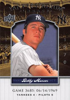 2008 Upper Deck Yankee Stadium Legacy #3685 Bobby Murcer Front