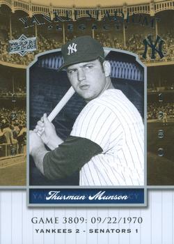 2008 Upper Deck Yankee Stadium Legacy #3809 Thurman Munson Front