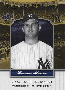 2008 Upper Deck Yankee Stadium Legacy #3860 Thurman Munson Front