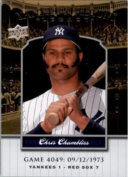 2008 Upper Deck Yankee Stadium Legacy #4049 Chris Chambliss Front