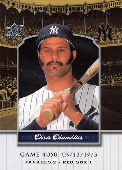 2008 Upper Deck Yankee Stadium Legacy #4050 Chris Chambliss Front