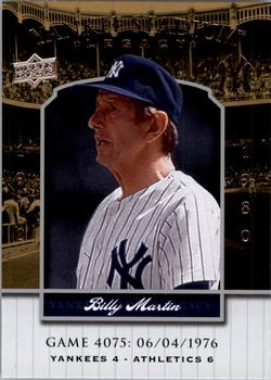 2008 Upper Deck Yankee Stadium Legacy #4075 Billy Martin Front