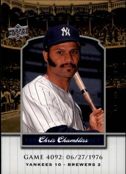 2008 Upper Deck Yankee Stadium Legacy #4092 Chris Chambliss Front