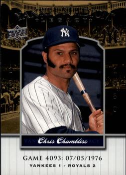 2008 Upper Deck Yankee Stadium Legacy #4093 Chris Chambliss Front