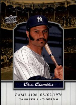 2008 Upper Deck Yankee Stadium Legacy #4106 Chris Chambliss Front