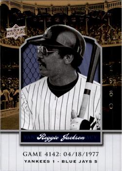 2008 Upper Deck Yankee Stadium Legacy #4142 Reggie Jackson Front