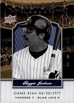 2008 Upper Deck Yankee Stadium Legacy #4144 Reggie Jackson Front