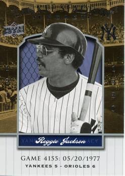 2008 Upper Deck Yankee Stadium Legacy #4155 Reggie Jackson Front
