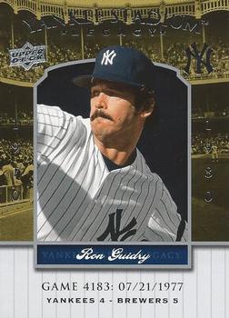 2008 Upper Deck Yankee Stadium Legacy #4183 Ron Guidry Front