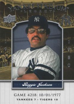 2008 Upper Deck Yankee Stadium Legacy #4218 Reggie Jackson Front