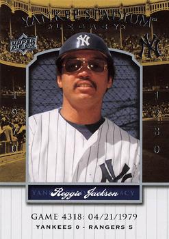 2008 Upper Deck Yankee Stadium Legacy #4318 Reggie Jackson Front