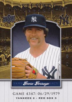 2008 Upper Deck Yankee Stadium Legacy #4347 Rich Gossage Front