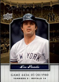 2008 Upper Deck Yankee Stadium Legacy #4434 Lou Piniella Front