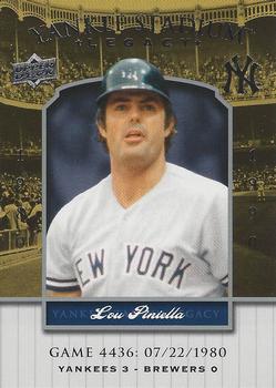 2008 Upper Deck Yankee Stadium Legacy #4436 Lou Piniella Front