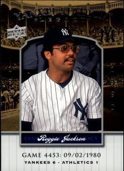 2008 Upper Deck Yankee Stadium Legacy #4453 Reggie Jackson Front