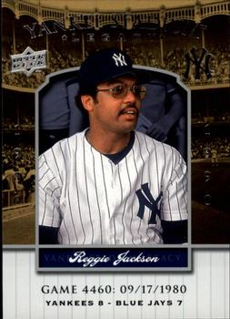 2008 Upper Deck Yankee Stadium Legacy #4460 Reggie Jackson Front