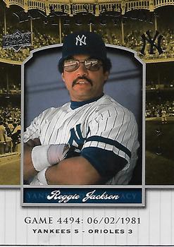 2008 Upper Deck Yankee Stadium Legacy #4494 Reggie Jackson Front