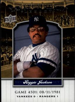 2008 Upper Deck Yankee Stadium Legacy #4501 Reggie Jackson Front
