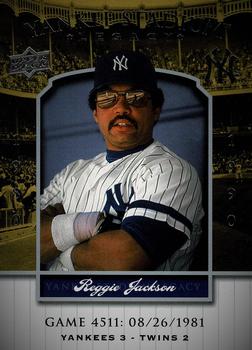 2008 Upper Deck Yankee Stadium Legacy #4511 Reggie Jackson Front