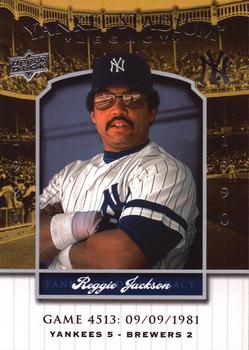 2008 Upper Deck Yankee Stadium Legacy #4513 Reggie Jackson Front