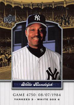 2008 Upper Deck Yankee Stadium Legacy #4750 Willie Randolph Front
