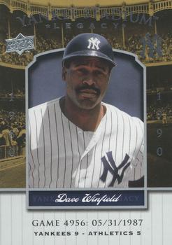 2008 Upper Deck Yankee Stadium Legacy #4956 Dave Winfield Front