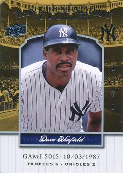 2008 Upper Deck Yankee Stadium Legacy #5015 Dave Winfield Front