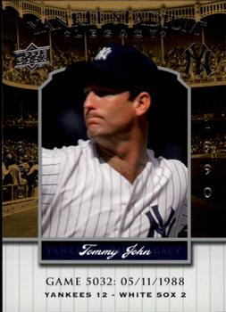 2008 Upper Deck Yankee Stadium Legacy #5032 Tommy John Front