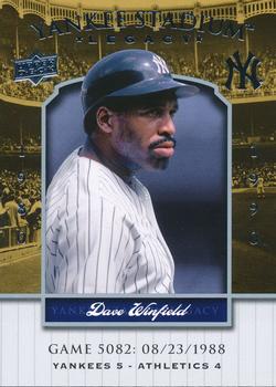 2008 Upper Deck Yankee Stadium Legacy #5082 Dave Winfield Front