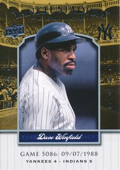 2008 Upper Deck Yankee Stadium Legacy #5086 Dave Winfield Front