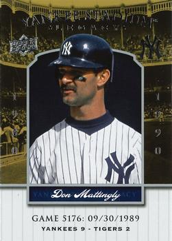 2008 Upper Deck Yankee Stadium Legacy #5176 Don Mattingly Front