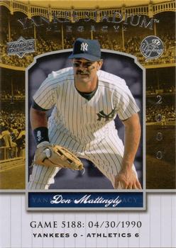 2008 Upper Deck Yankee Stadium Legacy #5188 Don Mattingly Front