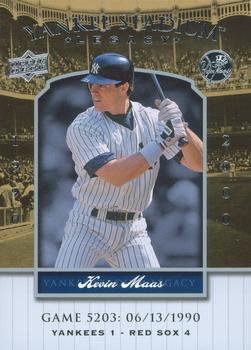 2008 Upper Deck Yankee Stadium Legacy #5203 Kevin Maas Front