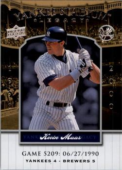 2008 Upper Deck Yankee Stadium Legacy #5209 Kevin Maas Front
