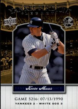 2008 Upper Deck Yankee Stadium Legacy #5216 Kevin Maas Front