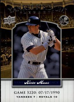 2008 Upper Deck Yankee Stadium Legacy #5220 Kevin Maas Front