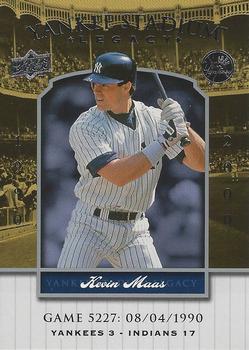 2008 Upper Deck Yankee Stadium Legacy #5227 Kevin Maas Front