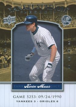 2008 Upper Deck Yankee Stadium Legacy #5253 Kevin Maas Front