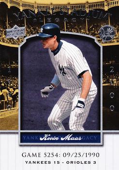 2008 Upper Deck Yankee Stadium Legacy #5254 Kevin Maas Front