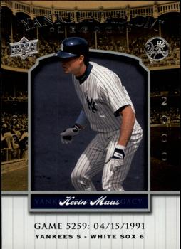 2008 Upper Deck Yankee Stadium Legacy #5259 Kevin Maas Front